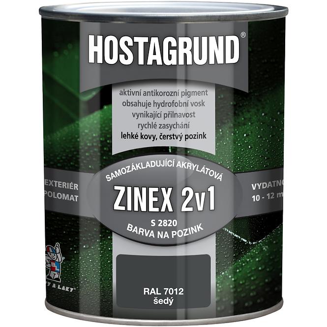 Hostagrund zinex RAL7012 šedá 0.6l 