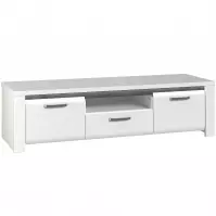 TV Stolek Brugia 161 cm Šedá/Bílá 042025 TV Stolek Brugia 161 cm Šedá/Bílá 042025