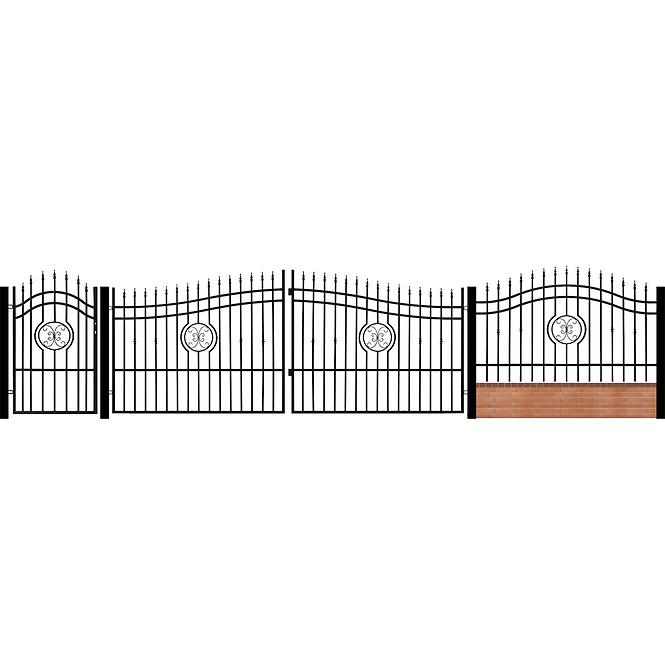 Oblouk – plotový rám Agat 2m/1,1–1,28m 