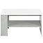 Konferenční stolek Lumens 100 cm, bílá / beton,2