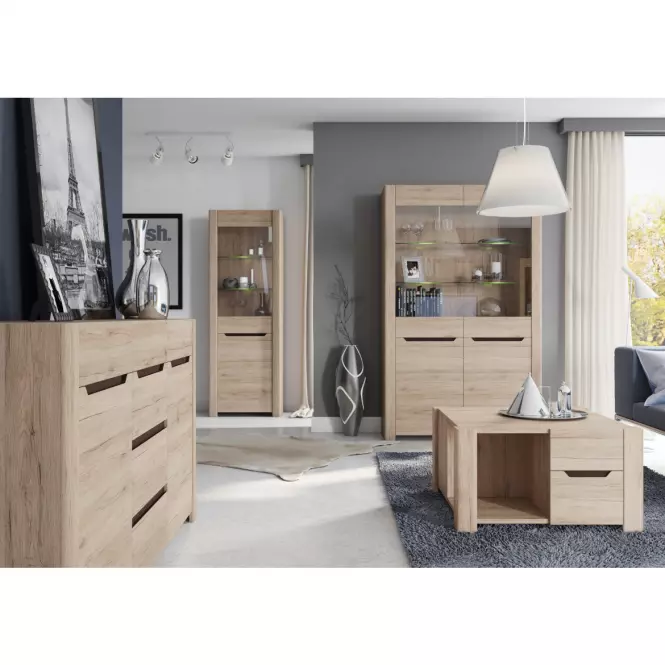 Skříň Desjo 98 cm Dub San Remo,7