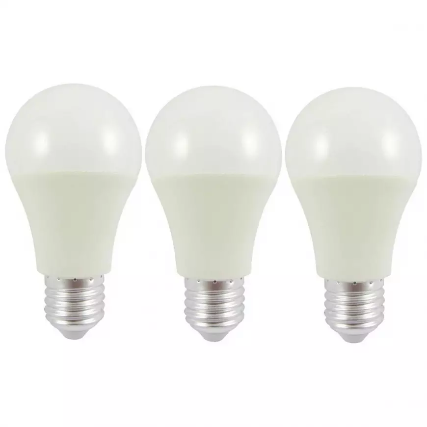 LED Žárovky 10W E27 A60 4200K sada 3 kusy