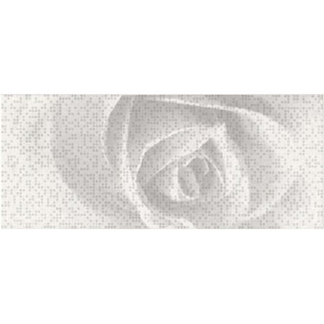 dekor pixel white rose 25 60 baumax