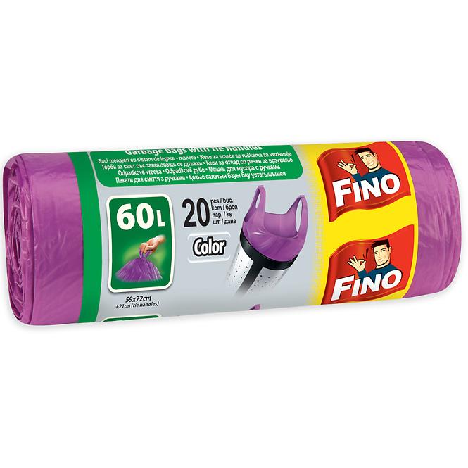Pytle na odpad Fino 60l barevné 20 ks