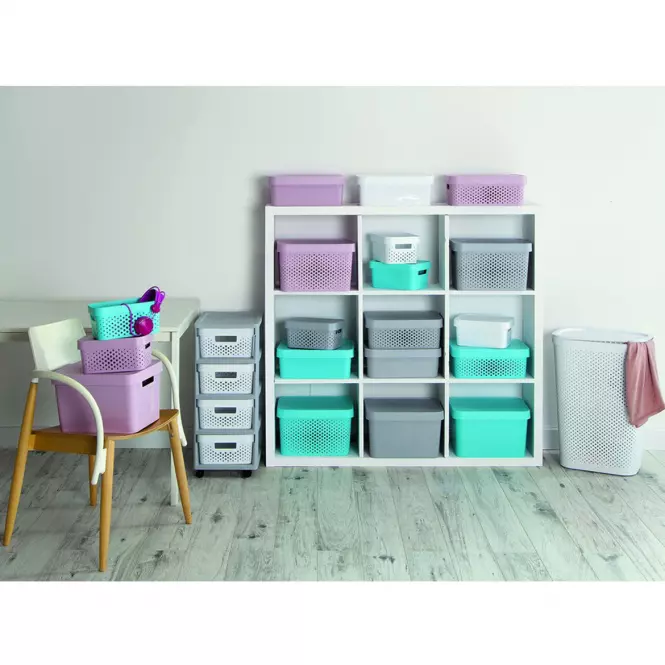 Box s víkem infinity 11l 229155 růžový