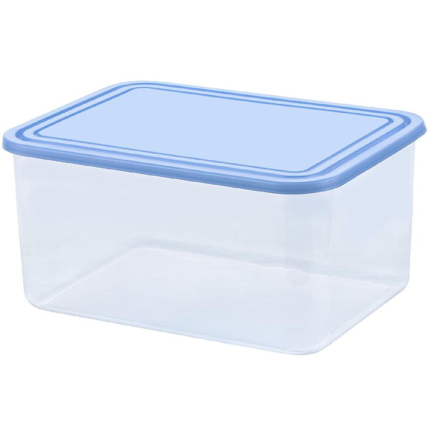 Levně Box na potraviny 4l 175542 transparent. modrý