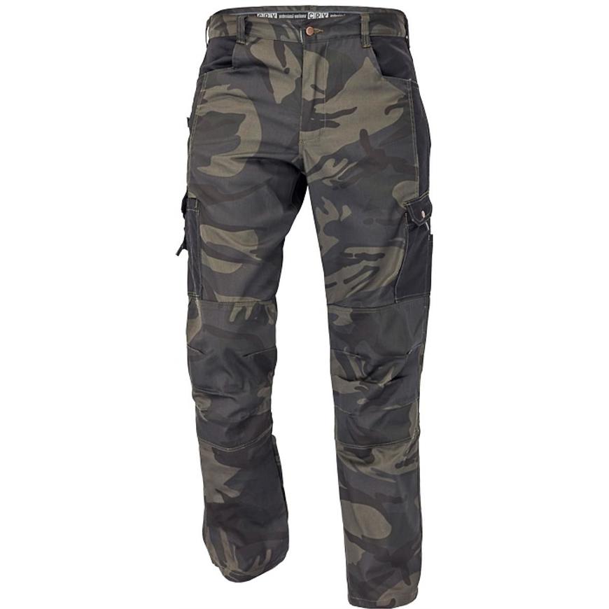 Kalhoty Crambe camouflage S