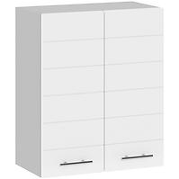 Kuchyňská skříňka Daria 60 cm, bílá/popelavě šedá, G60 2D