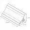 Lišta ke kuchyňské desce 3M 20X20 – Přírodní buk Lws-058,2