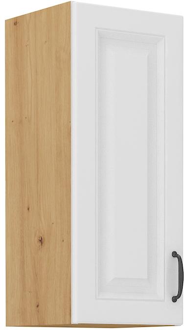 Kuchyňská skříňka Stilo, bílá/dub artisan, 30G-72 1F