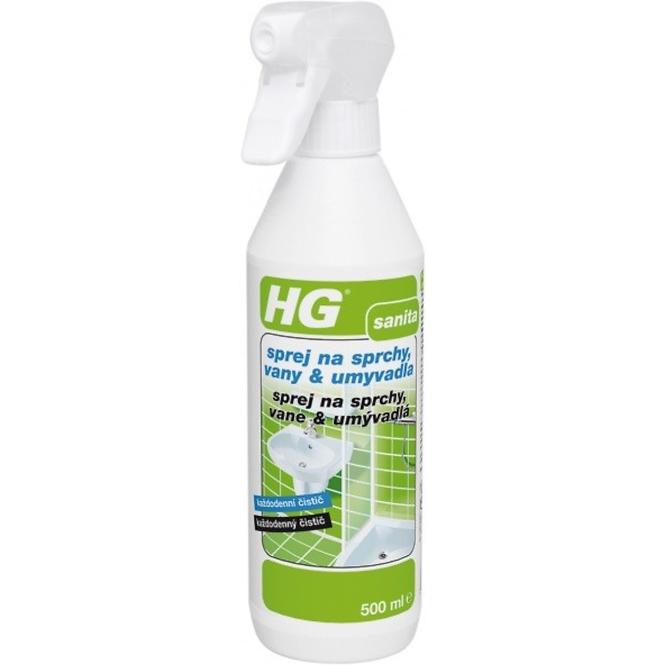 HG sprej na sprchy, vany & umyvadla 500ml