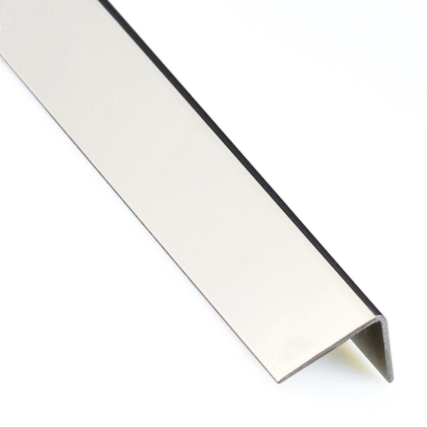 Rohový Profil Samolepící PVC Inox 19,5x19,5x2600
