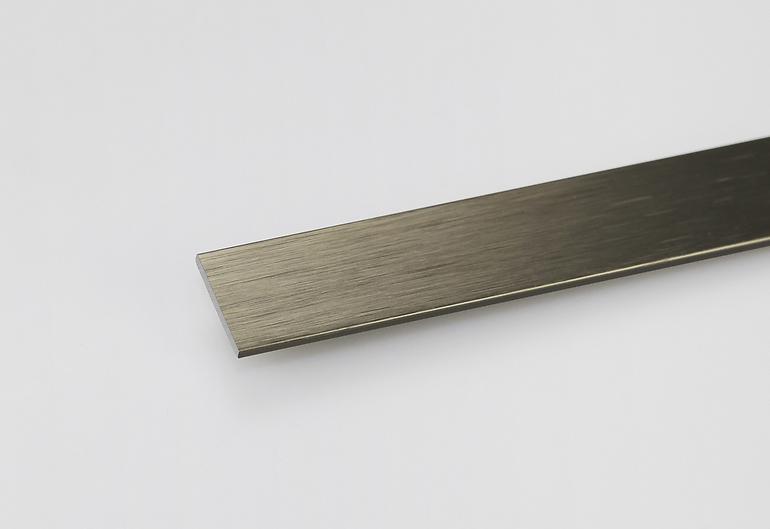Profil plohý hliník titan 20x1000