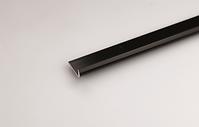 Profil ukončovací hliník černý 18x1000