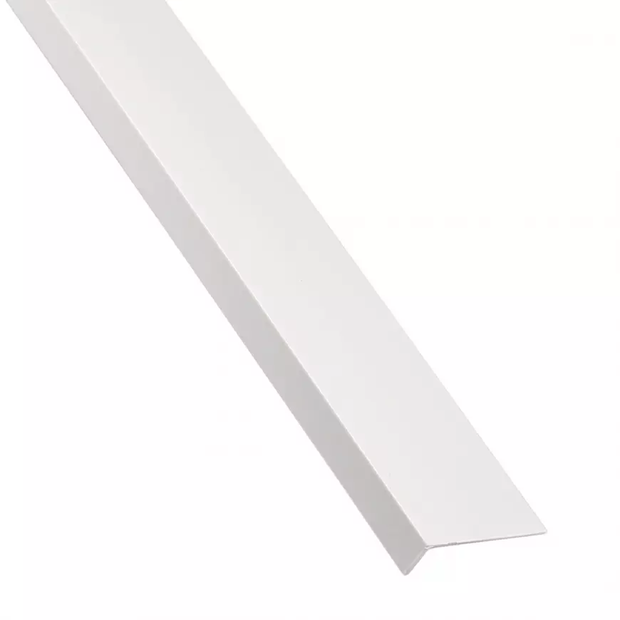 Rohový Profil Samolepící  PVC Bílý Mat 19,5x7,5x1000