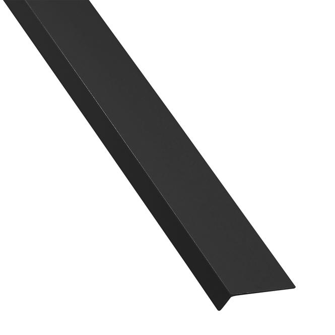 Rohový Profil Samolepící  PVC  Černý Mat 19,5x11,5x1000
