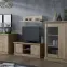 Skříň Antica 107cm Dub Kraft Zlatý,12