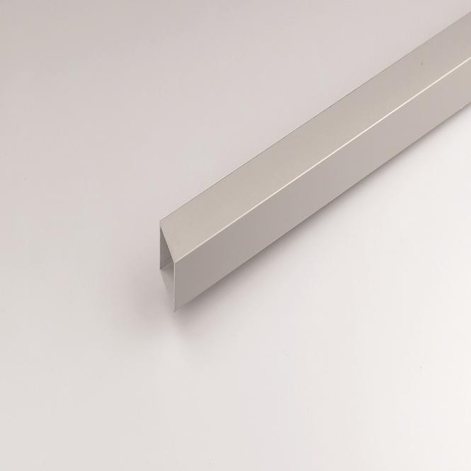 Profil  čtvercový hliník stříbrný 15x15x1000