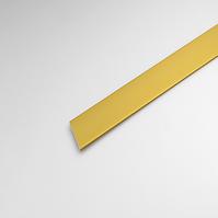 Profil plohý hliník zlatý 15x1000