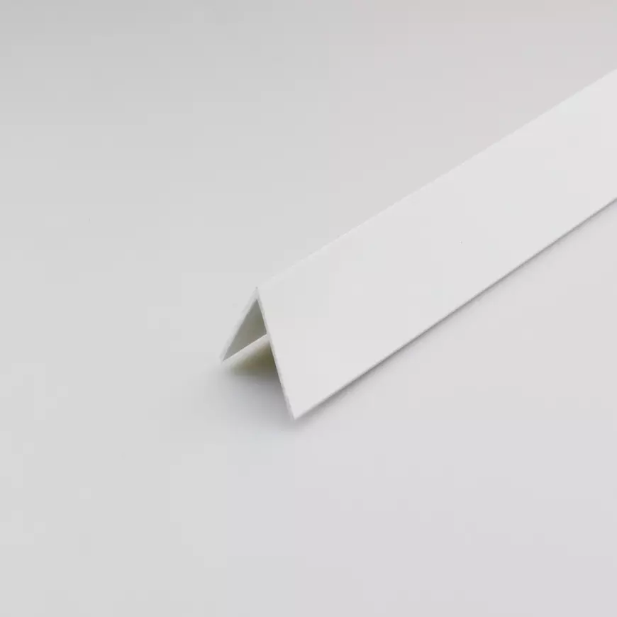 Rohový Profil PVC Bílý Satén 7x7x1000