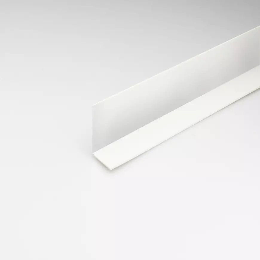 Rohový Profil PVC Bílý Satén 10x10x1000