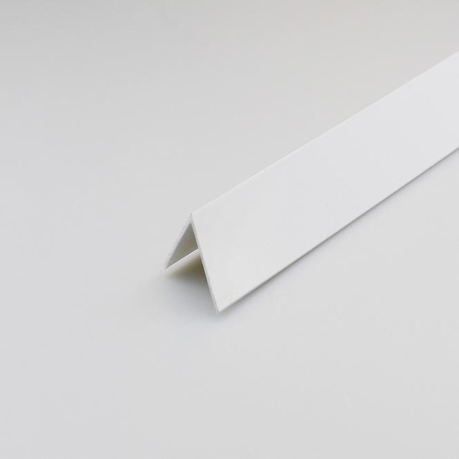 Rohový Profil PVC Bílý Satén 30x30x1000