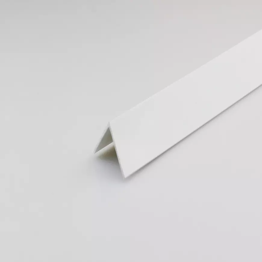 Rohový Profil PVC Bílý Satén 30x30x1000