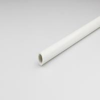 Profil kulatý PVC bílý 12x1000