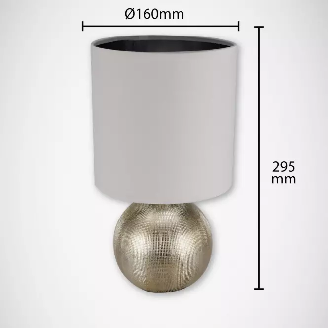 Svítidlo Perlo E14 gold/bílý 03291 LB