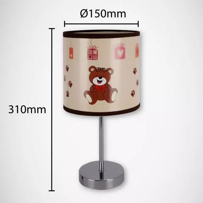 Svítidlo Nuka E14 brown 0365 LB