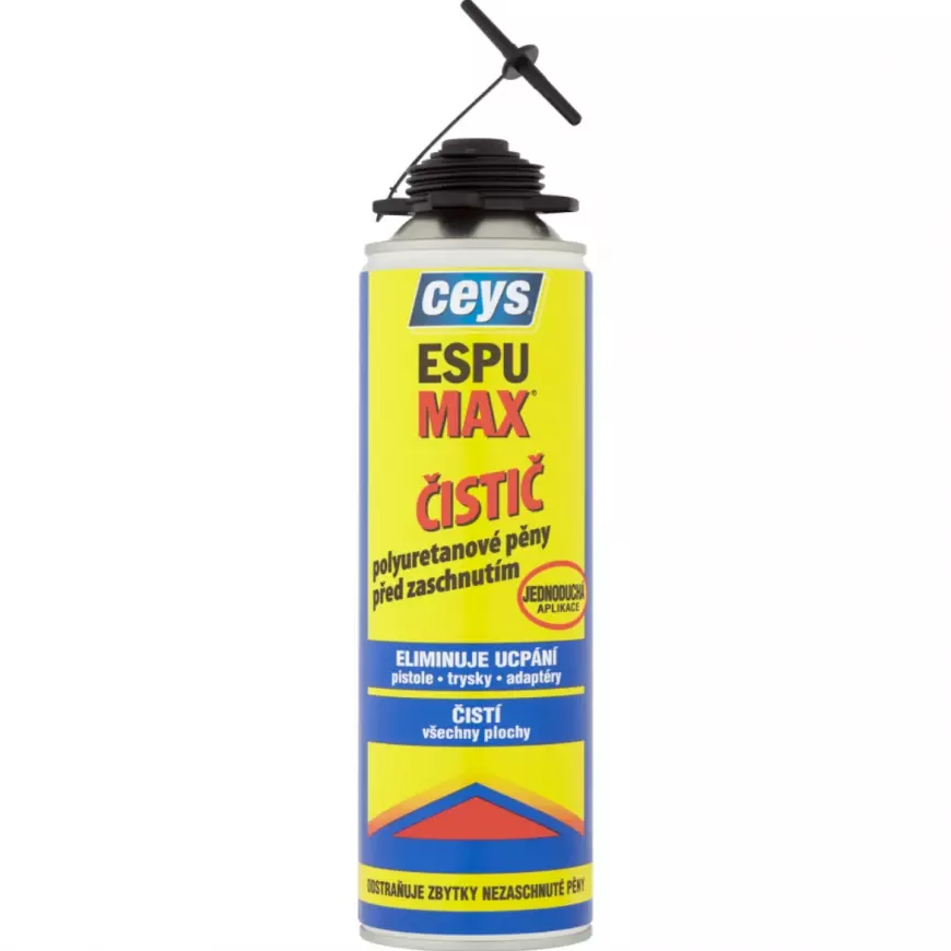 Čistič PUR pěny Ceys Espumax před zaschnutím 500 ml