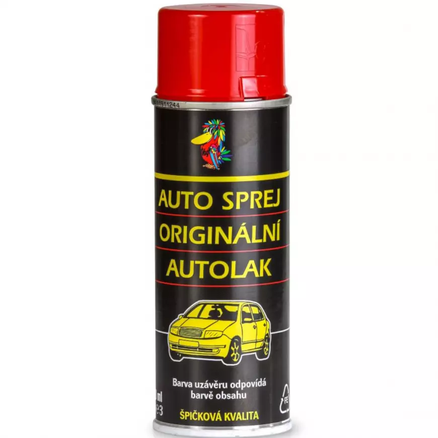 Auto sprej červená stálá 200ml