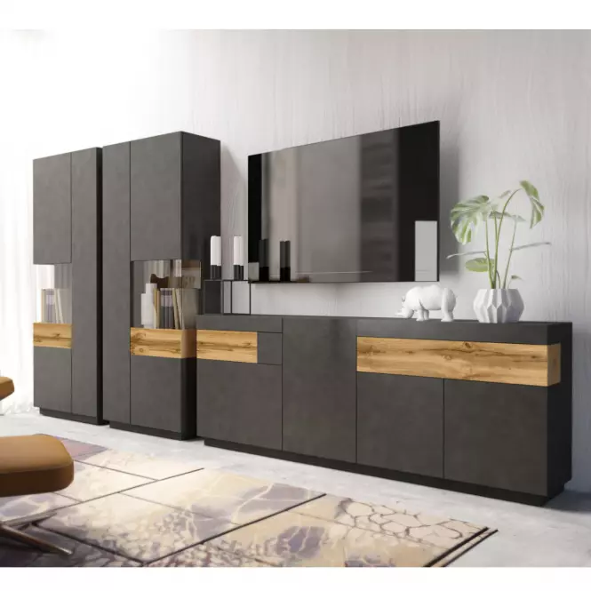 Vitrína Silke 80cm Matera wenge
