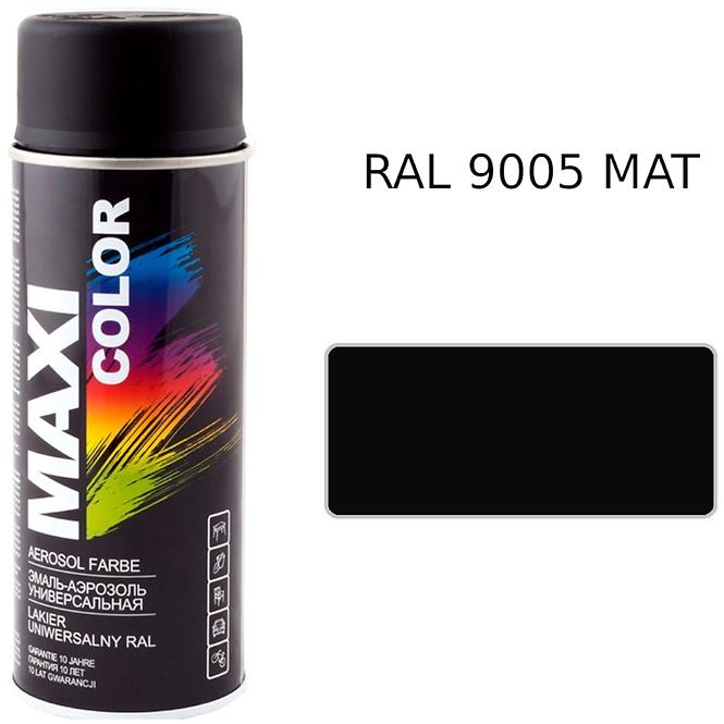 Sprej Maxi Color RAL9005 mat 400ml