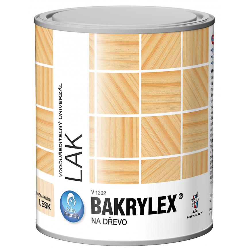Levně Bakrylex vodou ředitelný lak na dřevo lesk 0,6kg