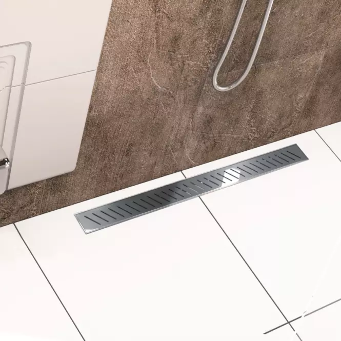 Liniové odvodnění sprchový žlab Steel 600