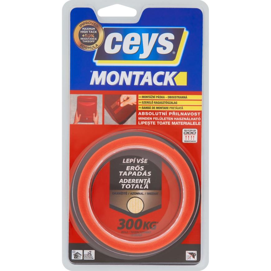Montážní páska oboustranná Ceys Montack 2,5 x 19 mm Obrázek