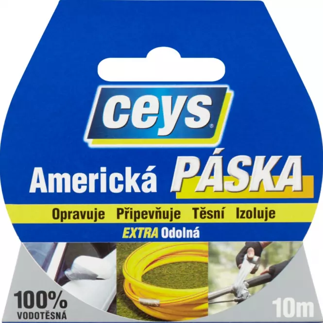 Páska Ceys Americká stříbrná 10 m x 50 mm
