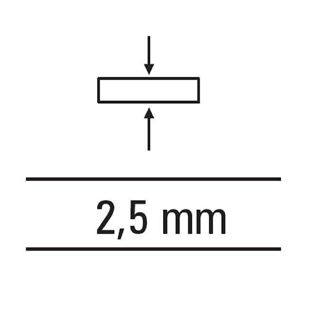 Křížky distanční  s úchytkou 2,5 mm (70 ks)