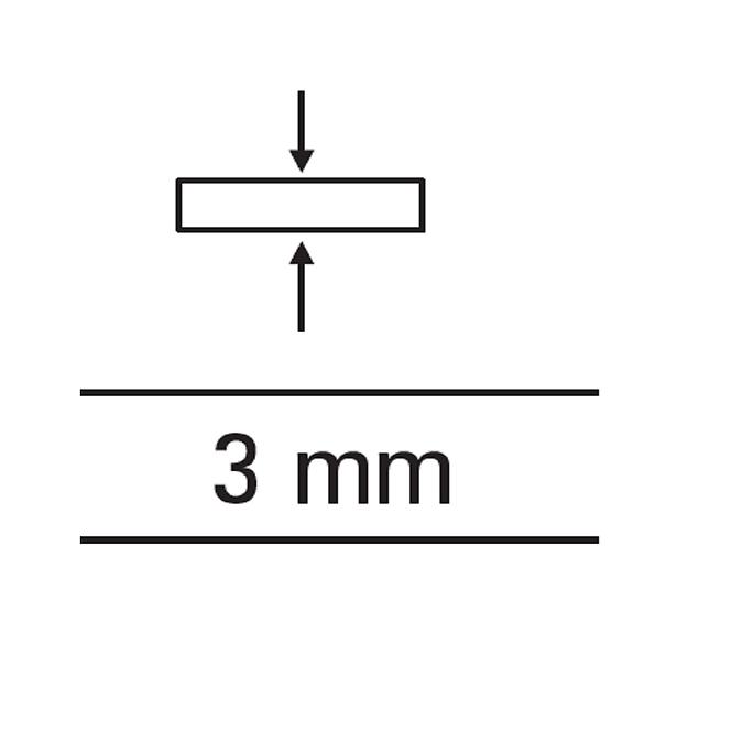 Křížky distanční  s úchytkou 3 mm (70 ks)