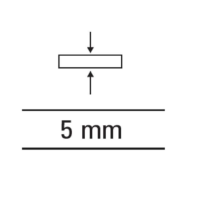 Křížky distanční s úchytkou  5 mm (70 ks)