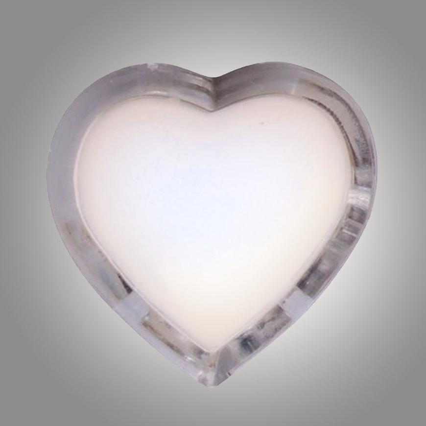 Zástrčka srdce HL992L0,4W bílé