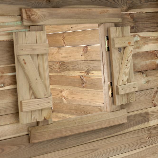 Dřevěný dětský domeček Western 150 cm
