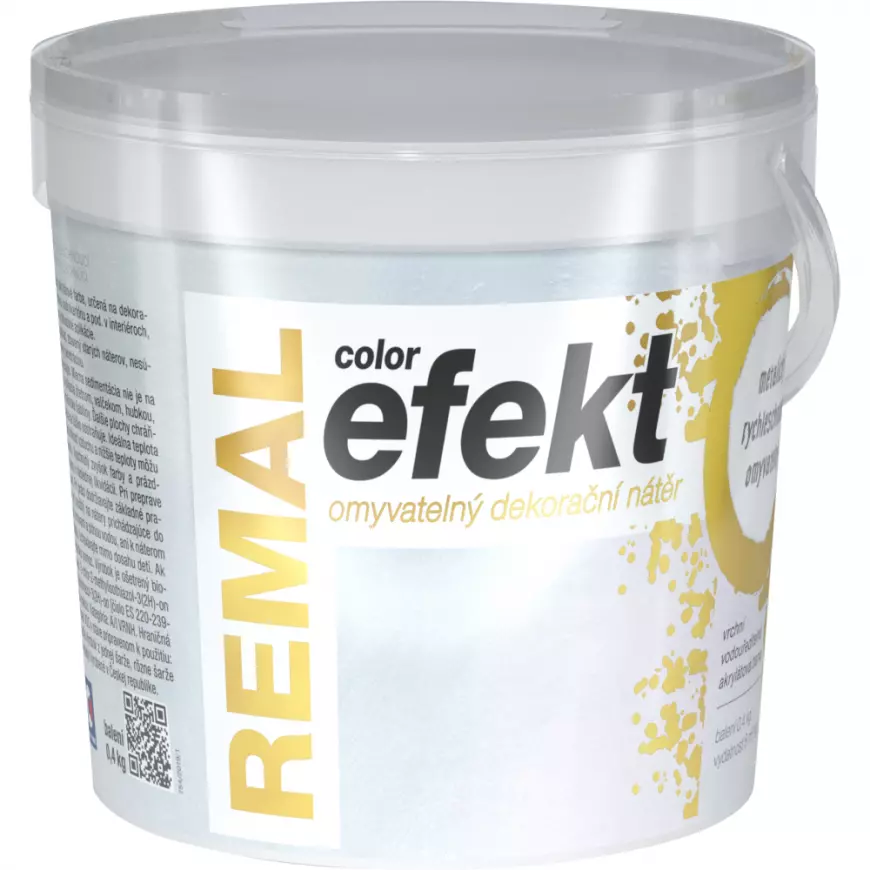Remal efekt stříbrný perlet 0,4kg