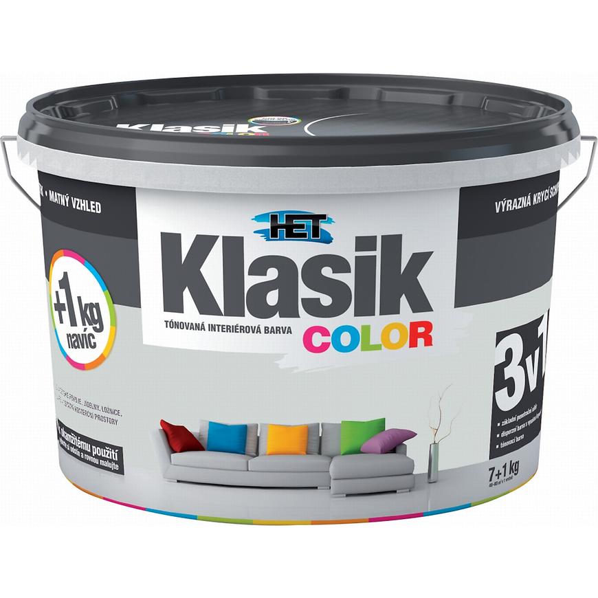 Levně Het Klasik Color 0117 šedý platinový 7+1kg
