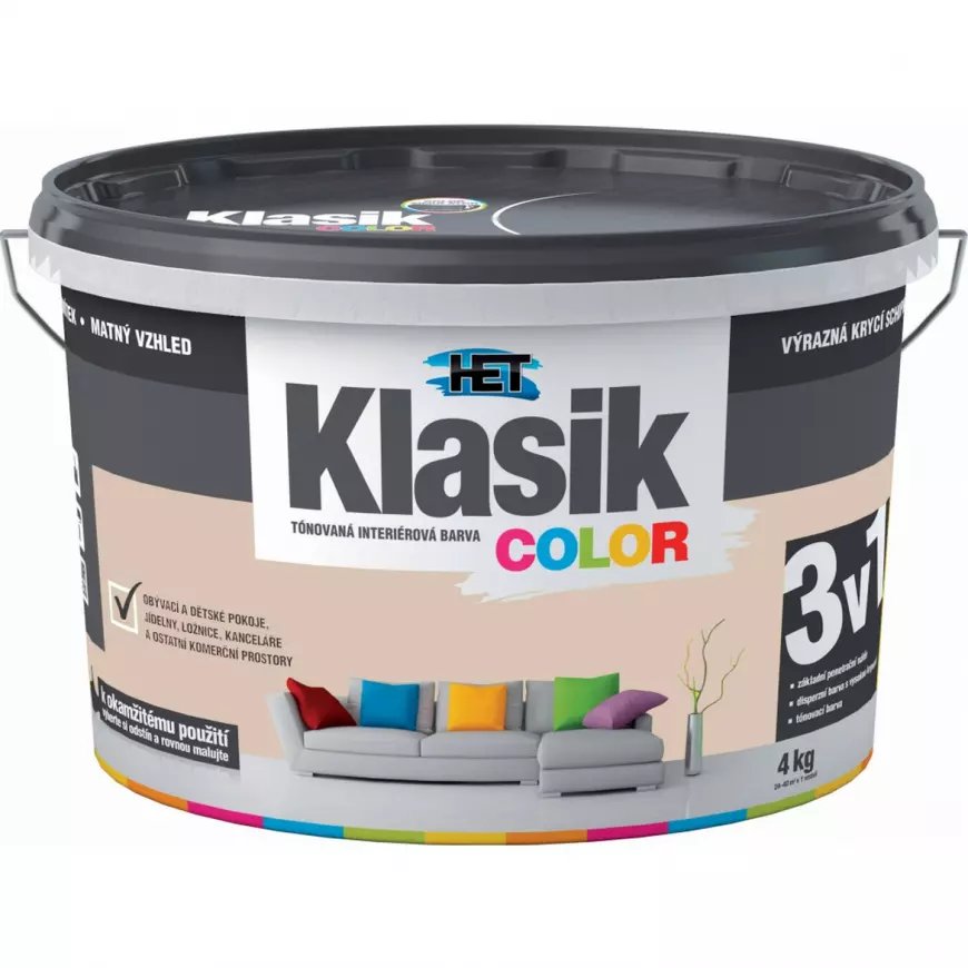 Het Klasik Color 0238 béžový muškátový 4kg