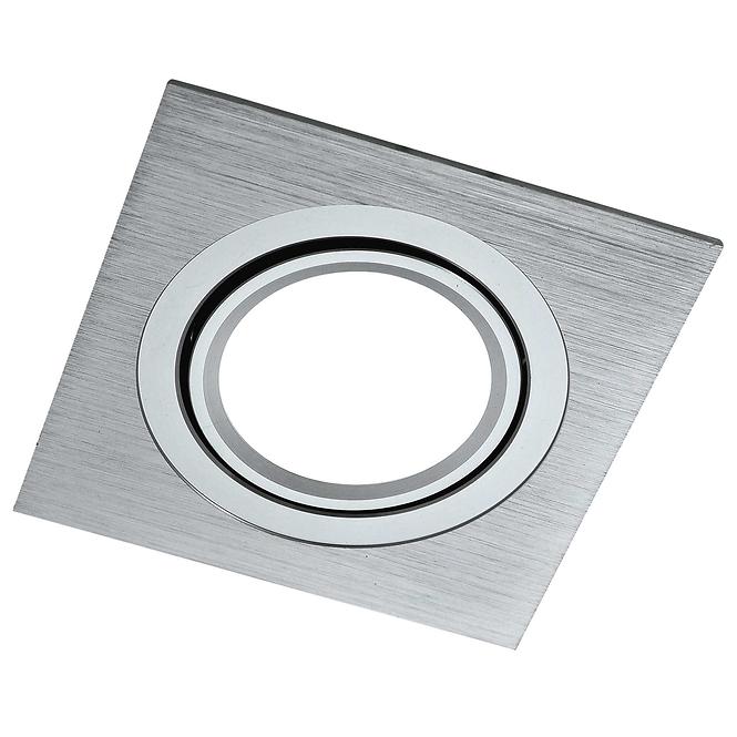 Čtvercové stropní světlo bodové Opal-IOA92S2 stříbrné