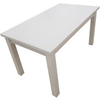 Stůl 140x80+40 Bílý