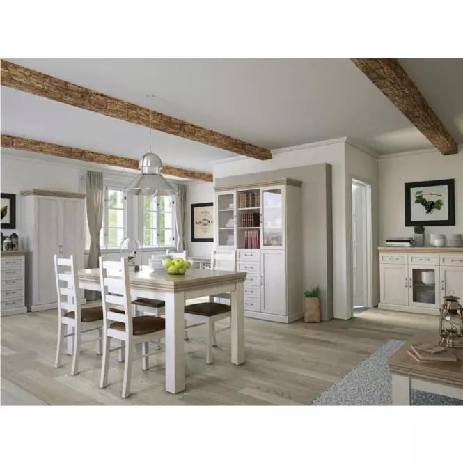 Vitrina Royal 87cm Borovice Nord/Dub, W4D,3