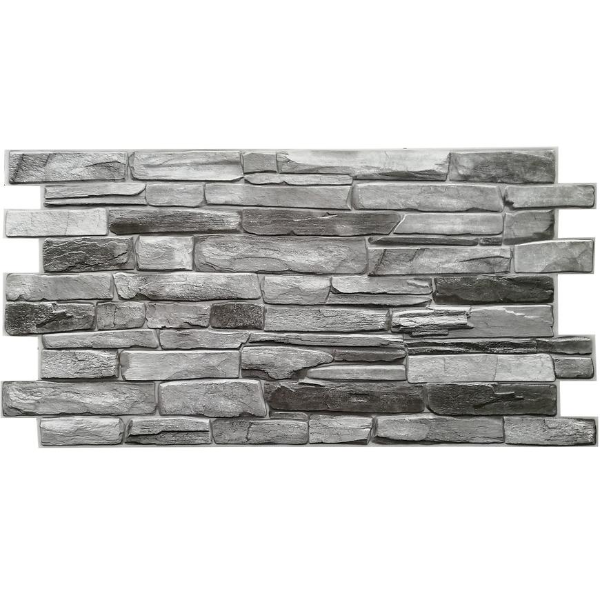 Nástěnný panel PVC Grey Stone 98x49,8 cm